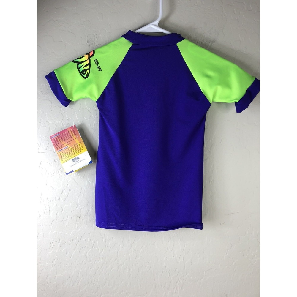 Radicool Skins Size 2 Sun Protective Swim Top Short Sleeve Swim Shirt Rash Guard - Picture 6 of 7